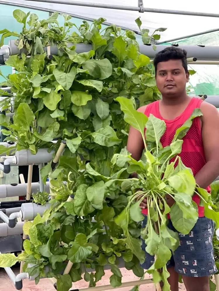 Aquaponics Neelithal Happy customer 2 after training