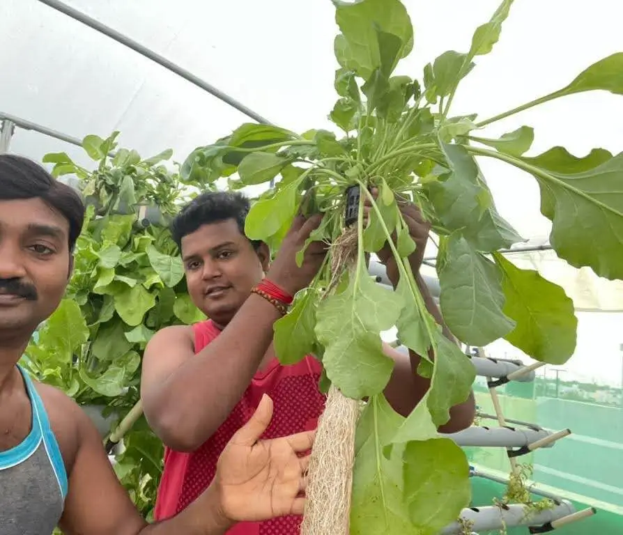 Aquaponics Neelithal Happy customer 3 after training
